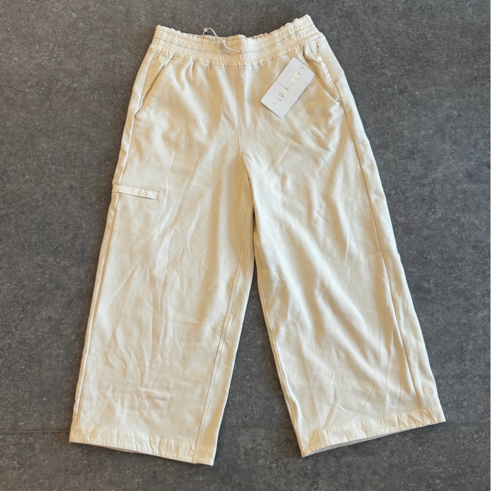 Athleta Women's Cream Track Pants